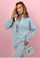 Set Sweatshirt, Leggings, top 3in1 Look At Me Blau