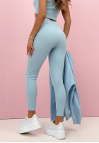 Set Sweatshirt, Leggings, top 3in1 Look At Me Blau