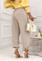 Material Hose ze ściągaczami What You Wanted Himmelblau