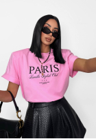 T-Shirt z nadrukiem La Milla Paris Weiß