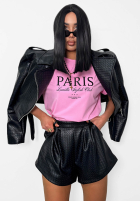 T-Shirt z nadrukiem La Milla Paris Weiß