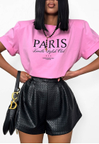 T-Shirt z nadrukiem La Milla Paris Weiß