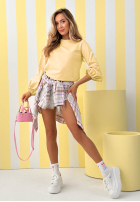 Sweatshirt z bufiastymi rękawami Silent Power Rosa