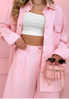 Jeans Set Hemd i Hose balloon Emmeline Hellblau