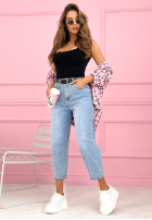 Hose Jeans straight Don’t Move Now Hellblau