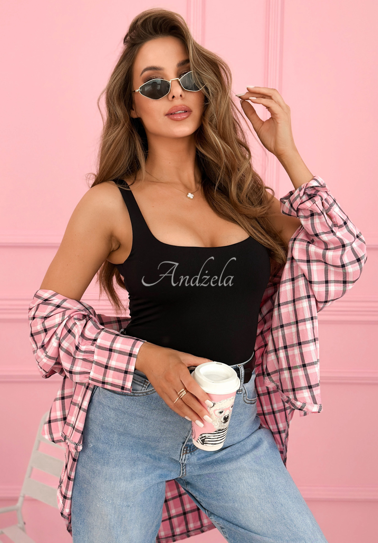 Solaria black strappy top