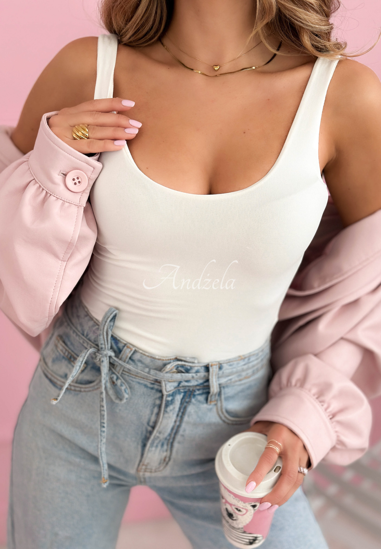 Tanktop Solaria Ecru