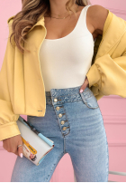 Hose Jeans skinny z kryształkami Amy Blau