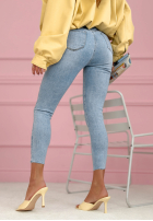Hose Jeans skinny z kryształkami Amy Blau
