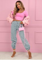 Hose Jeans joggery Beatricia Hellblau