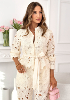 Koronkowy Set Hemd i Hose boho Romantic Getaway Ecru