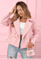 Zamszowa dwurzędowa Jacke Sylvie Gelb