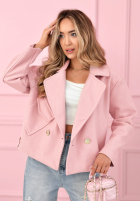 Zamszowa dwurzędowa Jacke Sylvie Gelb