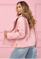 Zamszowa dwurzędowa Jacke Sylvie Gelb