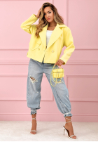 Zamszowa dwurzędowa Jacke Sylvie Gelb