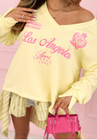 Asymetryczna Sweatshirt LA Athletic Gelb