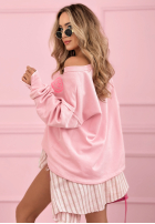 Asymetryczna bluza LA Athletic żółta