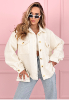 Krótka Jacke sherpa kożuszek Anyana Himmelblau