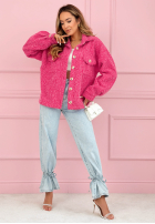 Krótka Jacke sherpa kożuszek Anyana Himmelblau