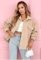 Krótka Jacke sherpa kożuszek Anyana Himmelblau