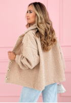 Krótka Jacke sherpa kożuszek Anyana Himmelblau