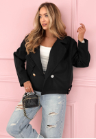 Zamszowa dwurzędowa Jacke Sylvie Gelb