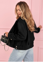 Zamszowa dwurzędowa Jacke Sylvie Gelb