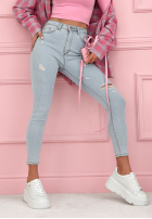 Hose Jeans skinny Irene Hellblau