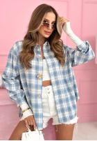 Koszula w kratę Colors & Squares błękitna