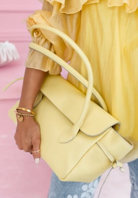 Ledertasche Patrice Gelb