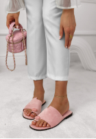 zamszowe Pantoletten Morgana Beige