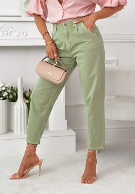 Balloon-Jeanshose Gracie Pistaziengr&uuml;n