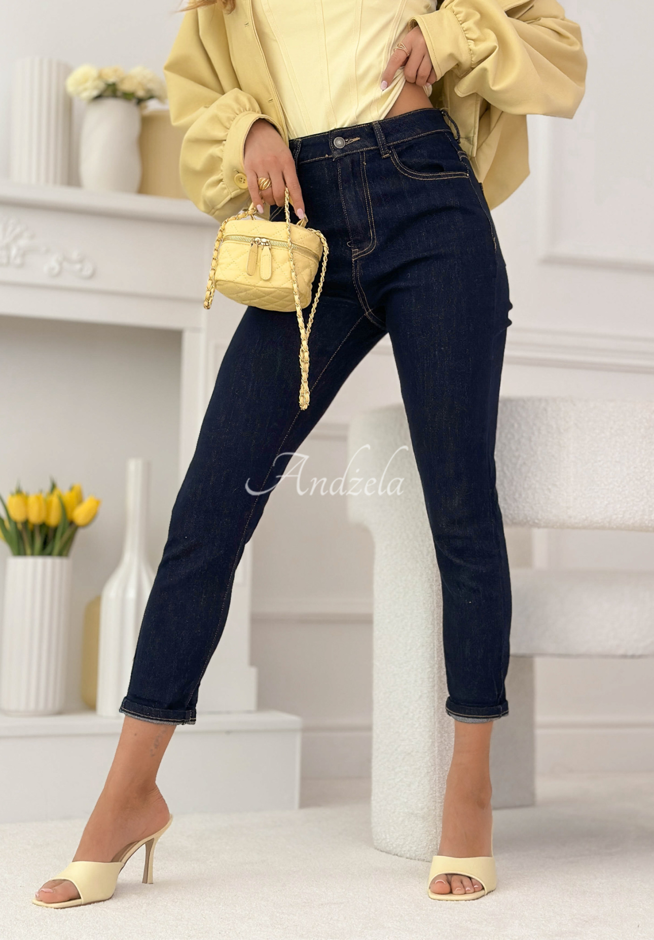 Sounds Familiar denim pants navy blue