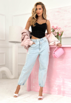 Gorsetowy top z dekoltem Mabel Gelb