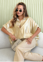 Hemd z ażurowymi elementami Celestine Gold