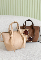 Zamszowa Tasche Beatrice Beige