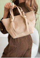 Zamszowa Tasche Beatrice Beige