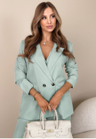 Elegancka Blazer z kołnierzem Cordelia Rosa