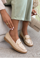 zamszowe mokasyny Spirit Rebirth Beige