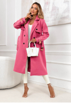 Długi Mantel z paskiem Changing Of Seasons Beige