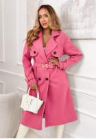 Długi Mantel z paskiem Changing Of Seasons Beige