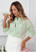 Bawełniana koszula w kwiaty Marbella żółta