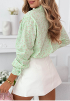 Bawełniana Hemd w kwiaty Marbella Gelb