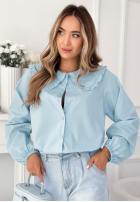 Hemd z ozdobnym kołnierzem Martha Gelb