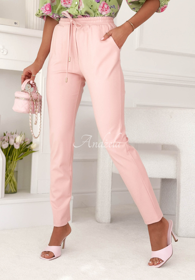 Stoffhose aus Viskose Do You Remember Puderrosa
