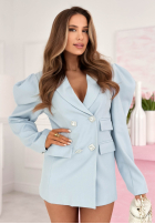 Elegancka Blazer z bufiastymi rękawami Avenelle Schwarz