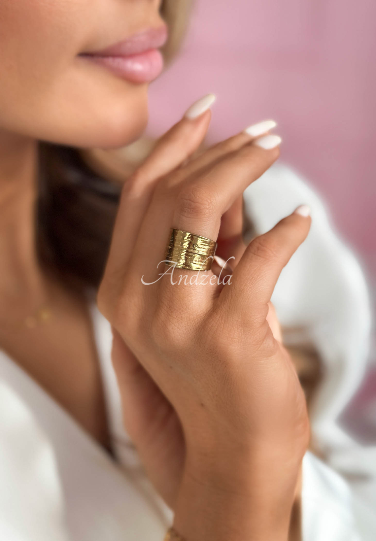 Verstellbarer Ring Georgia Gold