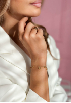 Armband z koniczynkami Golden Clover Gold
