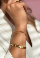 Armband z koniczynkami Golden Clover Gold