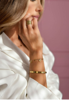 Bransoletka z koniczynkami Golden Clover złota